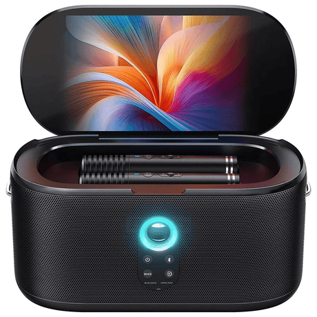 Ikarao Shell S1 Premium Portable Karaoke Machine with 10.1" HD Screen - HEADPHONES / EARPHONES/ MICROPHONE - Beattys of Loughrea