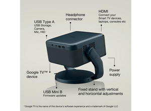 Epson EF22N Metallic Blue Projector V11HB38440 - PROJECTOR - Beattys of Loughrea