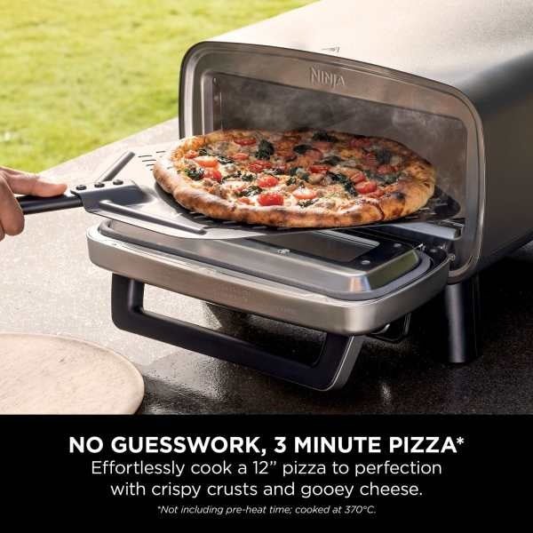Ninja Artisan Electric Pizza Oven & Air Fryer MO201UK - Outdoor use only - AIR FRYER / DEEP FAT FRYERS - Beattys of Loughrea