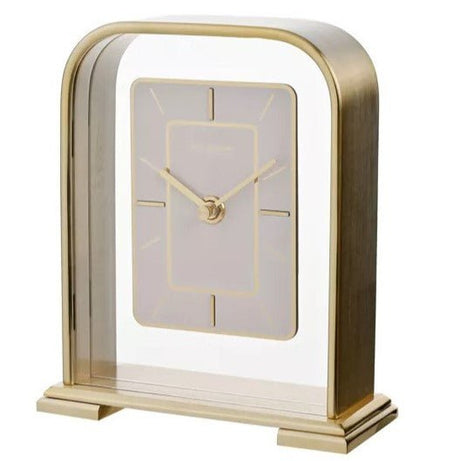Wm. Widdop Gold Arched Portrait Mantel Clock | W3430 - CLOCKS - Beattys of Loughrea