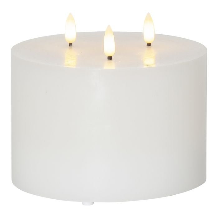 Eglo Led 3 Flame Wax Effect Candle 13cm - BATTERY LED CANDLES - Beattys of Loughrea
