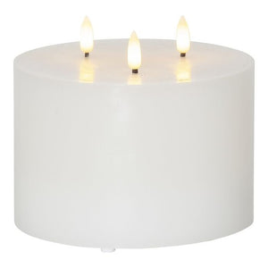 Eglo Led 3 Flame Wax Effect Candle 13cm - BATTERY LED CANDLES - Beattys of Loughrea