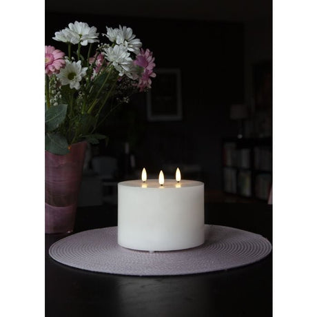 Eglo Led 3 Flame Wax Effect Candle 13cm - BATTERY LED CANDLES - Beattys of Loughrea