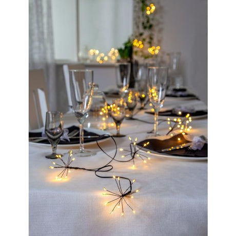 Eglo Battery Operated Dew Drop Flower String Lights - LED STRING DECO LIGHTS (NOT XMAS) - Beattys of Loughrea