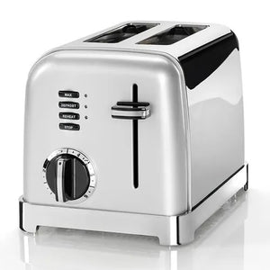 Cuisinart Style Collection 2 Slice Toaster Frosted Pearl - TOASTERS - Beattys of Loughrea
