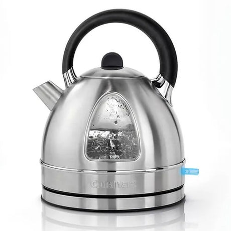 Cuisinart Traditional Brushed Stainless Steel Kettle 1.7L - KETTLES - Beattys of Loughrea