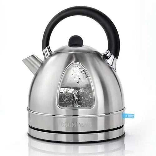 Cuisinart Traditional Brushed Stainless Steel Kettle 1.7L - KETTLES - Beattys of Loughrea