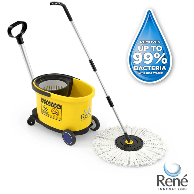 René Spin Mop Papa Commercial Cleaning System