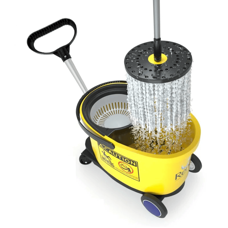 René Spin Mop Papa Commercial Cleaning System