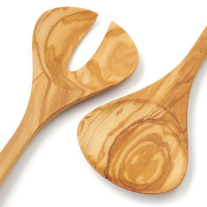 Stellar Olive Wood Salad Server Set of 2