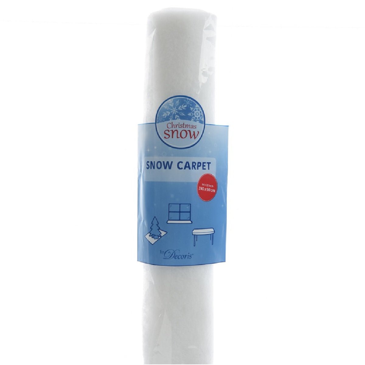 Decoris Christmas Snow Carpet 240 x 90cm - XMAS DECORATIONS - Beattys of Loughrea