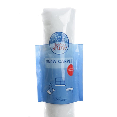 Decoris Christmas Snow Carpet Polyester 300 x 60cm - XMAS DECORATIONS - Beattys of Loughrea