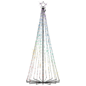 LED Outdoor Colour Changing Iron Tree 240cm (8ft) - XMAS TREE F/O LIGHT UP - Beattys of Loughrea