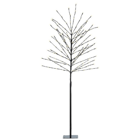 Lumineo Outdoor Black LED Tree Iron Steady 180cm (6ft) - XMAS TREE F/O LIGHT UP - Beattys of Loughrea