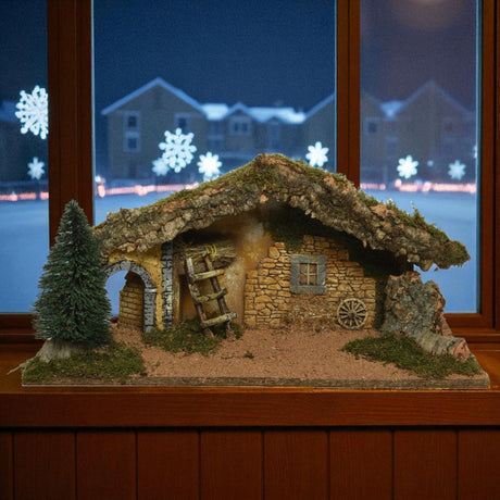 Nativity Scene LED Battery Operated 58 x 23 x 25cm - XMAS CRIBS - Beattys of Loughrea