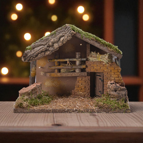 Nativity Scene LED Battery Operated 30 x 17 x 21cm - XMAS CRIBS - Beattys of Loughrea