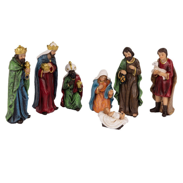 Nativity Figures 7pc Set - XMAS CRIBS - Beattys of Loughrea