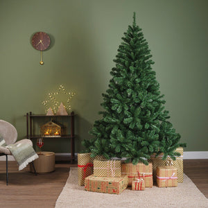 Everlands Greenwood Pine Artificial Christmas Tree 210cm (7ft) - XMAS TREE ARTIFICIAL - Beattys of Loughrea