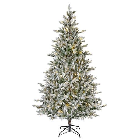 Everlands Allison Pine Snowy 430 LED Artificial Christmas Tree 210cm (7ft) - XMAS TREE ARTIFICIAL - Beattys of Loughrea