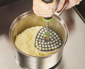 Joseph Joseph Delta Green Folding Potato Masher - KITCHEN HAND TOOLS - Beattys of Loughrea