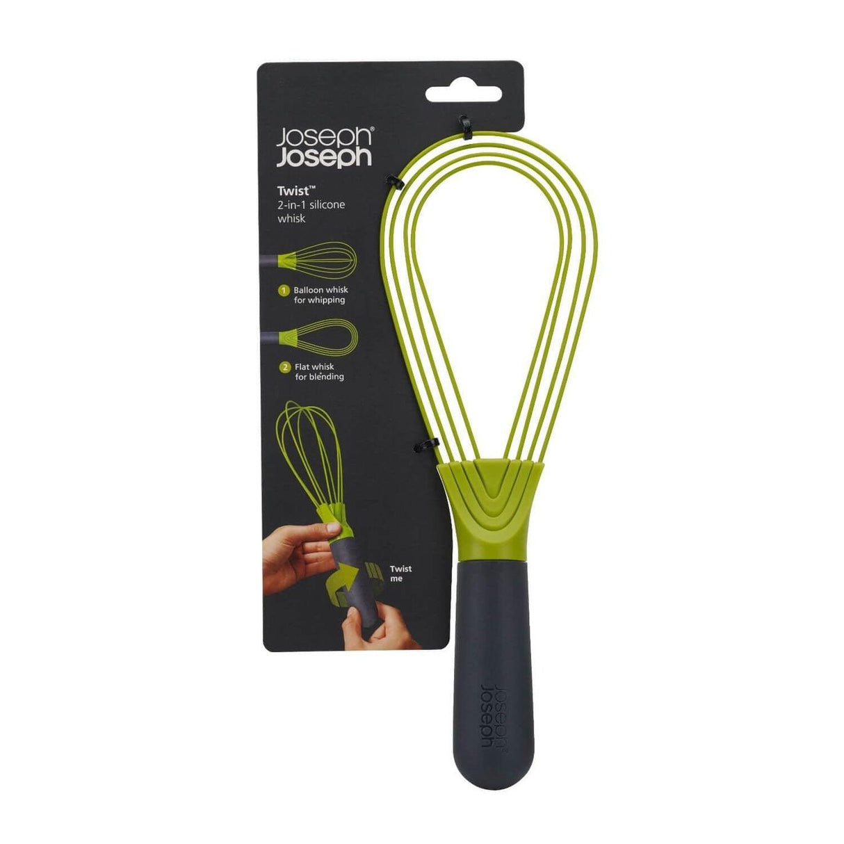 Joseph Joseph Twist™ 2 - in - 1 Green Whisk - KITCHEN HAND TOOLS - Beattys of Loughrea