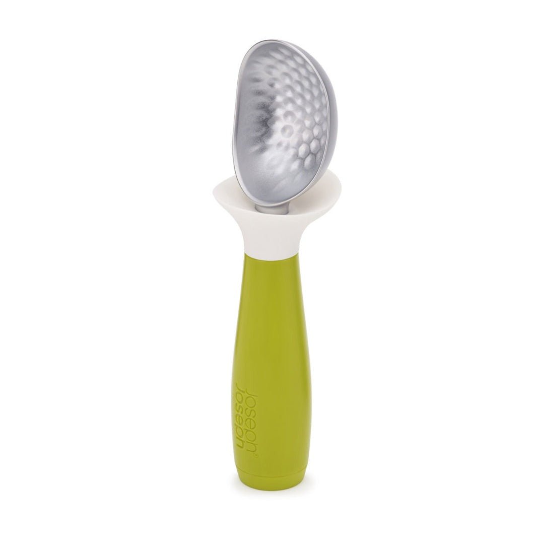 Joseph Joseph Dimple Ice Cream Scoop - Green/White - KITCHEN HAND TOOLS - Beattys of Loughrea