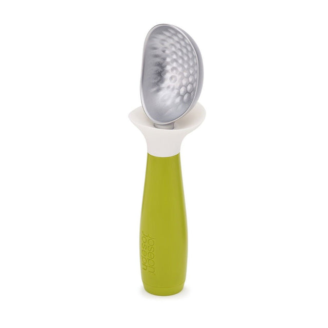 Joseph Joseph Dimple Ice Cream Scoop - Green/White - KITCHEN HAND TOOLS - Beattys of Loughrea