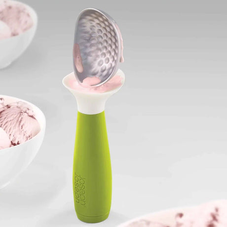 Joseph Joseph Dimple Ice Cream Scoop - Green/White - KITCHEN HAND TOOLS - Beattys of Loughrea