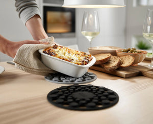 Joseph Joseph Spot - On™ Set of 2 Grey Silicone Trivets - KITCHEN HAND TOOLS - Beattys of Loughrea