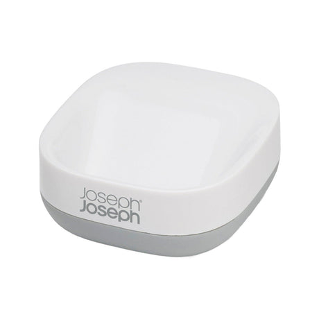 Joseph Joseph Slim™ Compact Light Grey Soap Dish - BATHROOM T/BRUSH, CADDY, TOWEL RAIL & HOLDERS ACCESSORI - Beattys of Loughrea