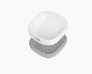 Joseph Joseph Slim™ Compact Light Grey Soap Dish - BATHROOM T/BRUSH, CADDY, TOWEL RAIL & HOLDERS ACCESSORI - Beattys of Loughrea