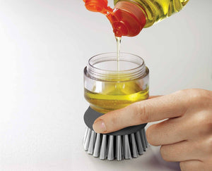 Joseph Joseph Palm Scrub™ Grey Washing Up Brush - KITCHEN HAND TOOLS - Beattys of Loughrea