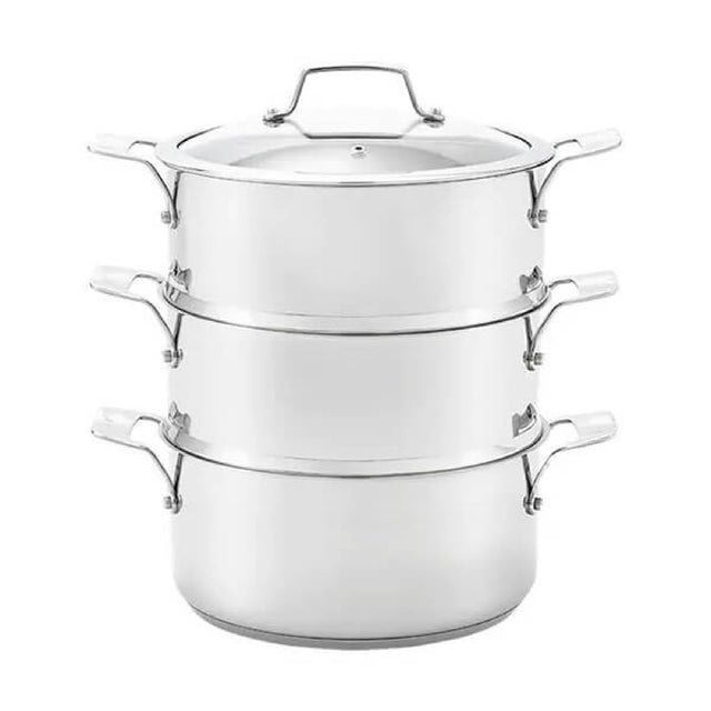 Stellar Steamers 16cm 3 Tier Stainless Steel Steamer Set