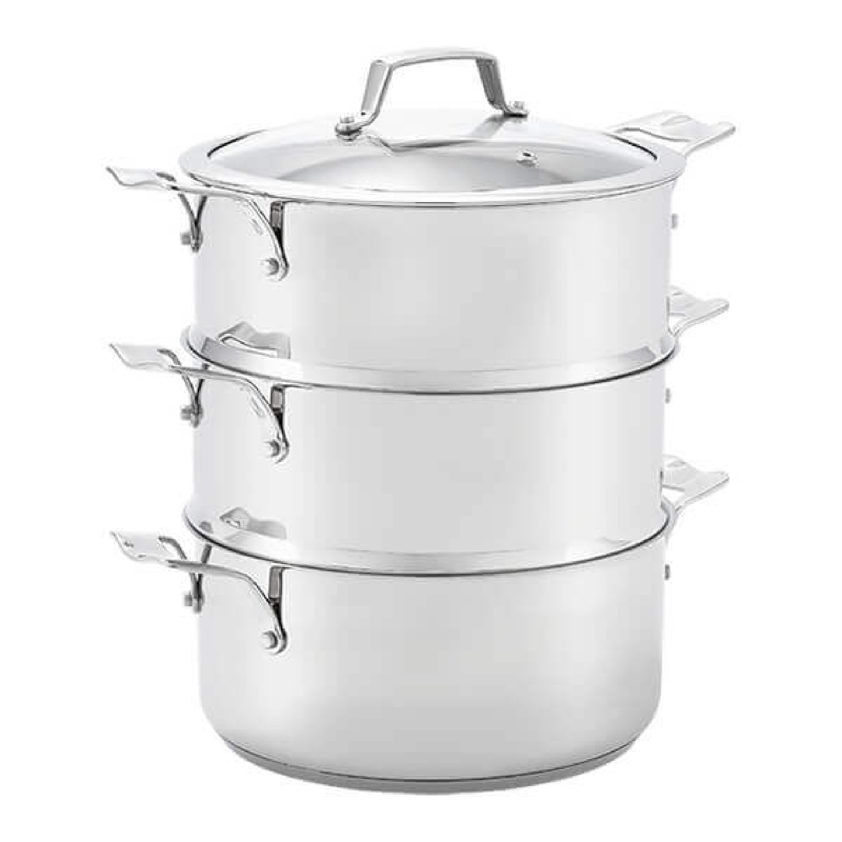 Stellar Steamers 16cm 3 Tier Stainless Steel Steamer Set