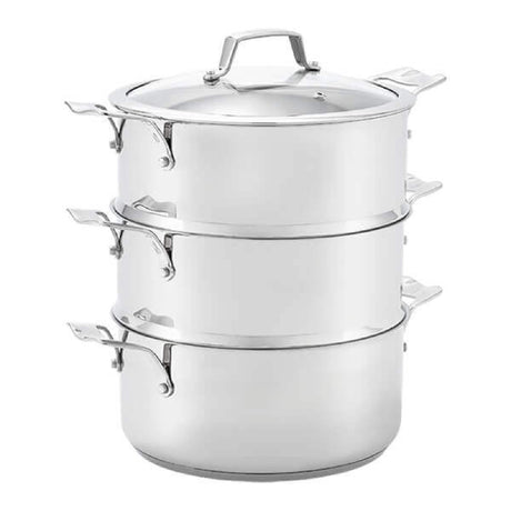 Stellar Steamers 16cm 3 Tier Stainless Steel Steamer Set - COOKWARE - S/STEEL - Beattys of Loughrea