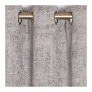 Fiesta Silver Eyelet Curtains (90" x 90") - CURTAINS - READY MADE - Beattys of Loughrea