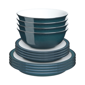 Denby Greenwich 12 Piece Dinner Set - TABLEWARE SETS - GENERAL - Beattys of Loughrea