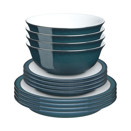 Denby Greenwich 12 Piece Dinner Set - TABLEWARE SETS - GENERAL - Beattys of Loughrea