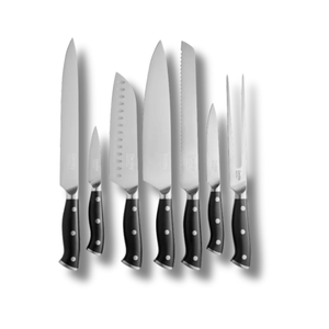 Denby 8 Piece Knife Block Set – Walnut - CUTLERY/KNIFE SET/BLOCK - Beattys of Loughrea