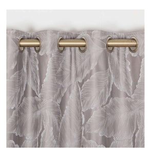 Alsace Silver Eyelet Curtains – E.A. Designs (90" x 90")
