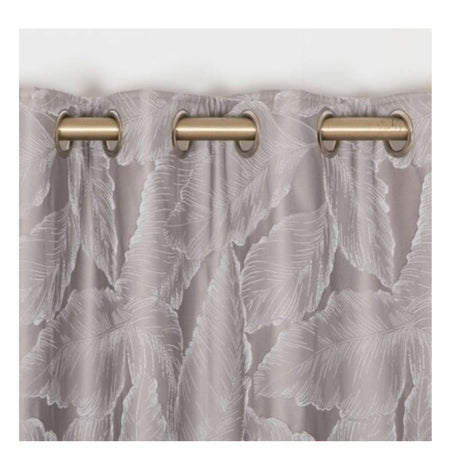Alsace Silver Eyelet Curtains – E.A. Designs (90" x 90") - CURTAINS - READY MADE - Beattys of Loughrea