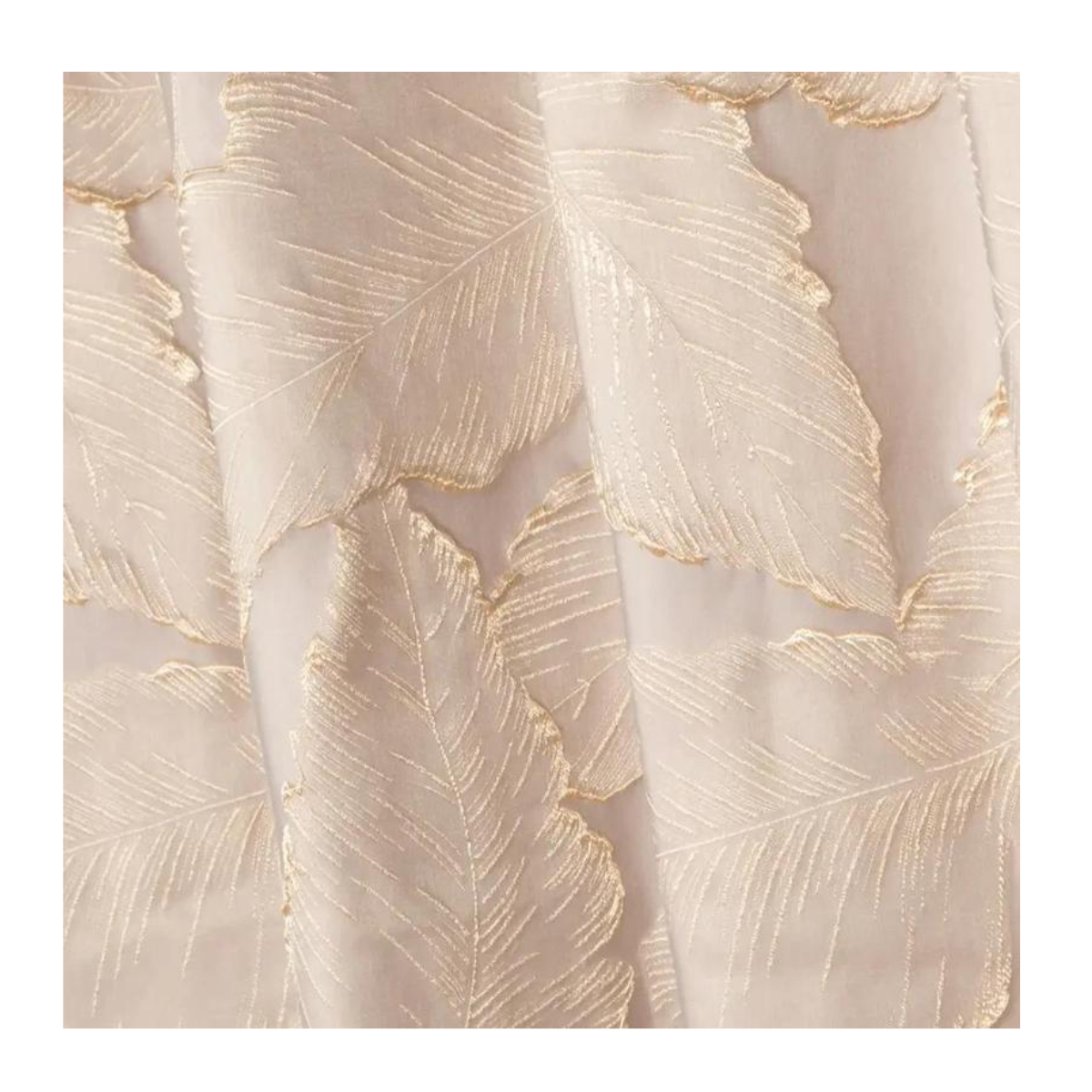 EA Designs Taupe Alsace Readymade Interlined Eyelet Curtains (90x90)
