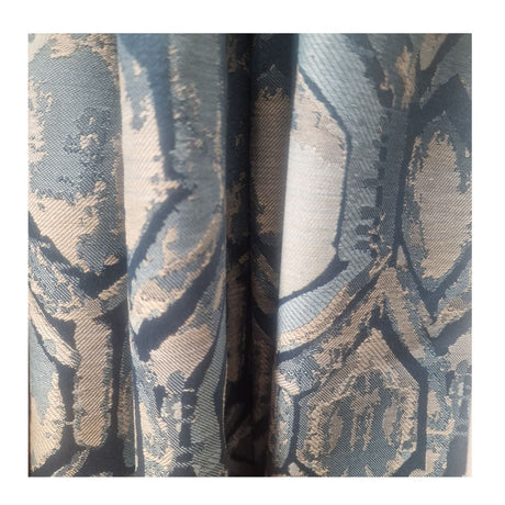 EA Designs Evora Blue Polar Fleece Curtains (66" x 90") - CURTAINS - READY MADE - Beattys of Loughrea