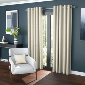Sahara Ivory Polar Fleece Curtains – E.A. Designs (66" x 90")