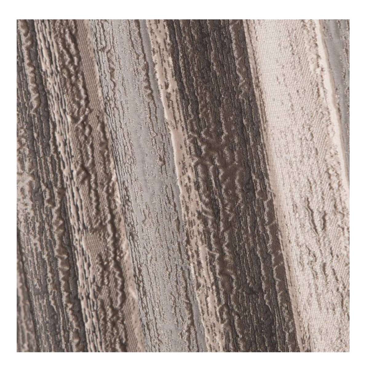 Ankara Taupe Eyelet Curtains – E.A. Designs (90" x 90")
