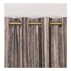 Ankara Taupe Eyelet Curtains – E.A. Designs (90" x 90")