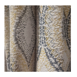 Inca Ochre Eyelet Curtains – E.A. Design (90" x 90") - CURTAINS - READY MADE - Beattys of Loughrea
