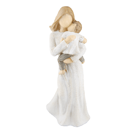 Mother and Child Resin Figure 22cm - ORNAMENTS - Beattys of Loughrea