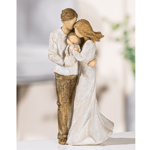 Parents and Child Resin Figure 23cm - ORNAMENTS - Beattys of Loughrea