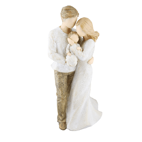 Parents and Child Resin Figure 23cm - ORNAMENTS - Beattys of Loughrea